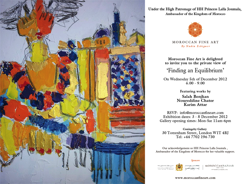 Moroccan Fine Art Moroccan Fine Art - Salah Benjkan, Nourredine Chater, Karim Attar.