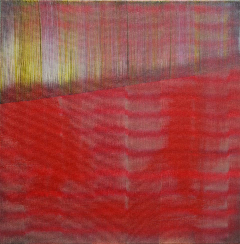 Liliom 2013, oil on canvas, H408 mm x W405 mm Pip Dickens, Screen exhibition