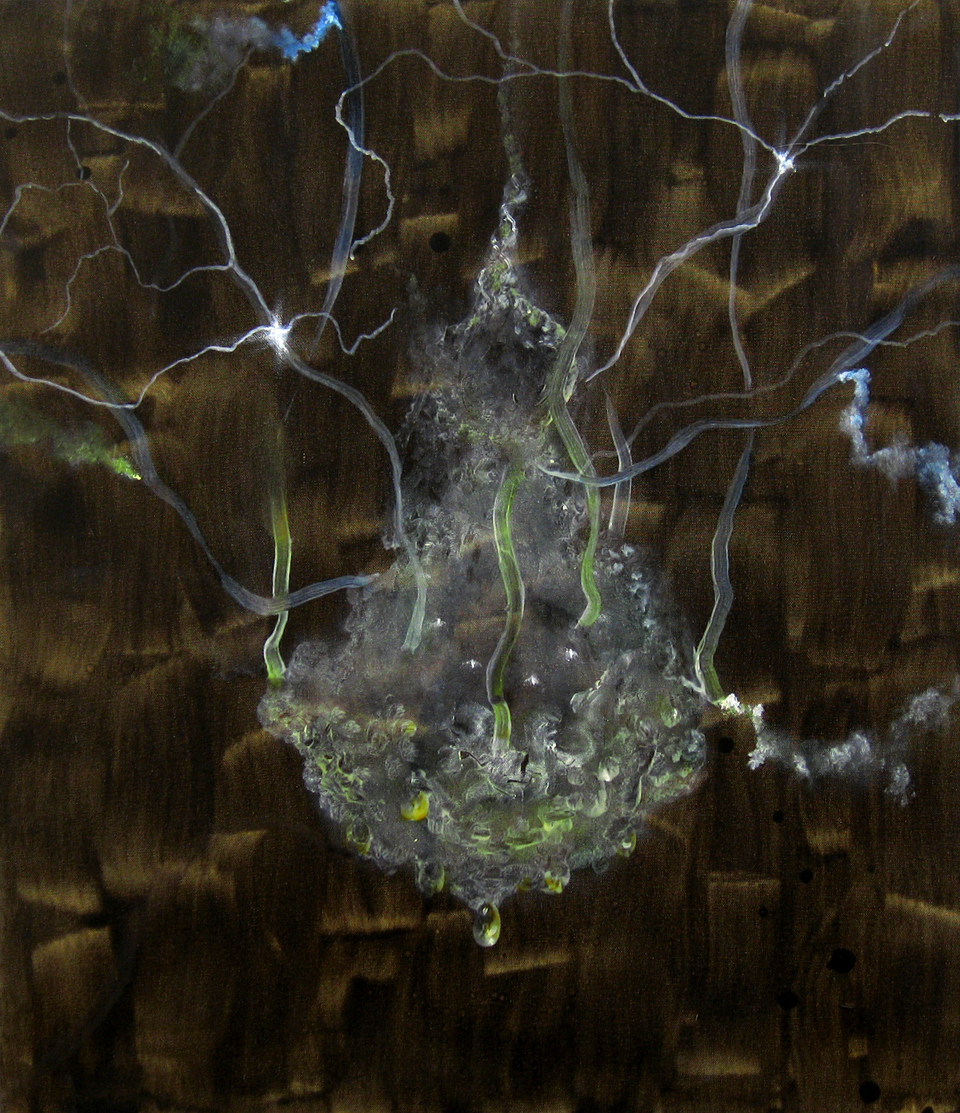 Pip Dickens, To Mock the Invisible World with its Own Shadows, oil on canvas. Pip Dickens, New Acquisition
