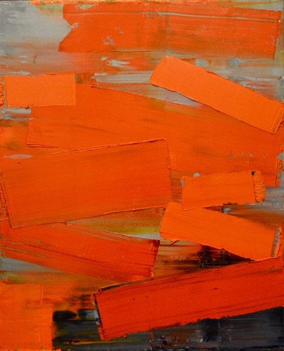Marcus Hodge, Breaking the Cycle, Abstract paintings, India, holy city of Varanasi, Ganges