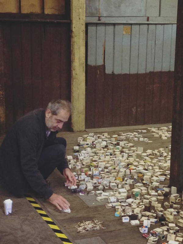 Issam Kourbaj Another Day Lost:1579 and counting. Installation, Sryria