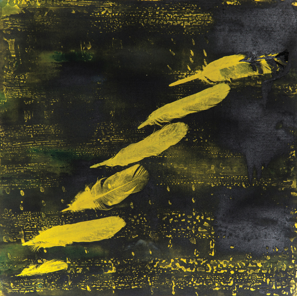 Neda Dana-Hari, Vadi Quest from the Colourscape series’, 2012, etching, edition of 3, H500 mm x W500 mm. The Power of Art #17 'Neda Dana-Hari'