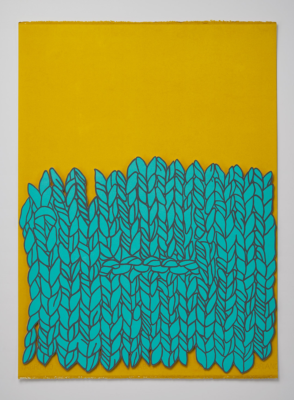The Power of Art # 88 Nicole Polonsky 'My Mother's Knitting Mistakes - - PR back, wrong stitches’