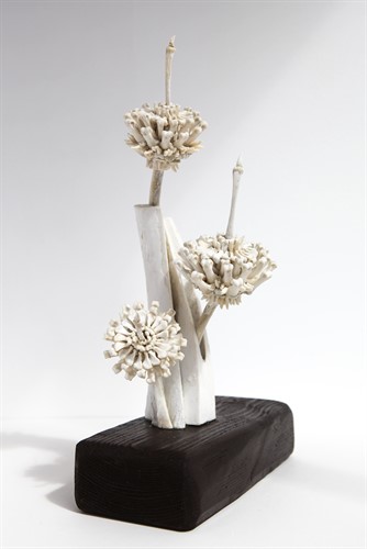 Winter Blossoms - Emma Witter - Artist in Focus - February 2019 Bone sculptures.
