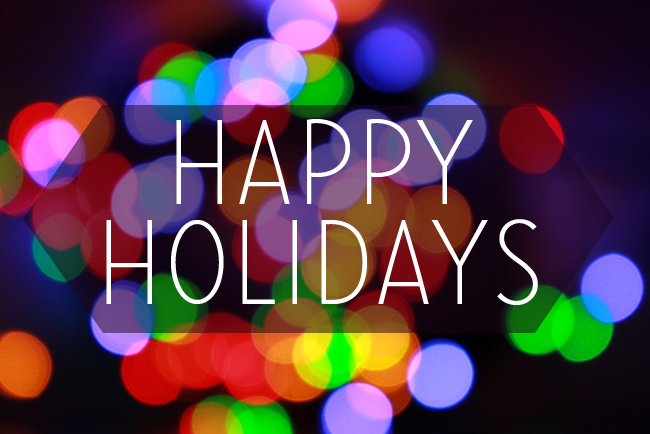 Christmas and New Year Wishes Happy Holidays