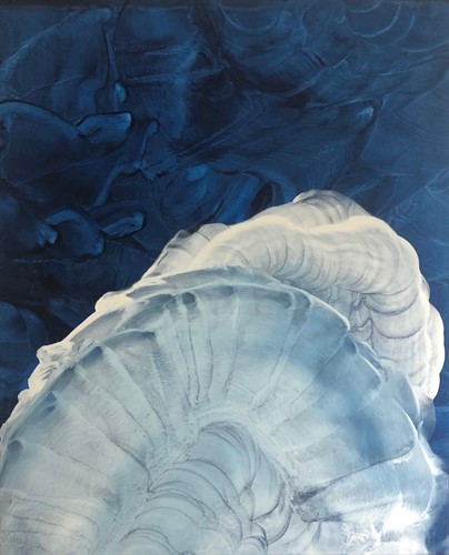 Other worldly abstractions Joanna Jones Yves Klein, performance art, performative, abstraction, painting, eggshell, frottage