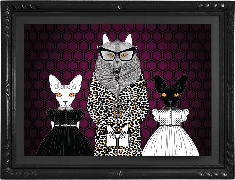 Leandro Dario Dona Gata, 2011, digital drawing, unframed H950 mm x W1250 mm