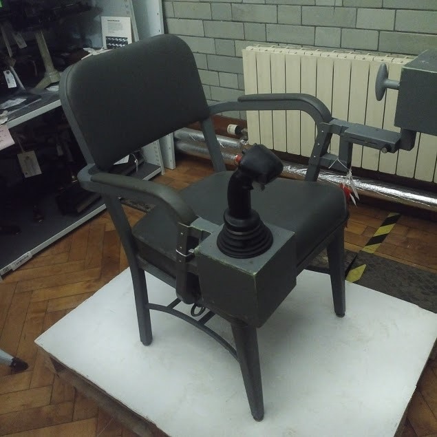 NASA Flight Simulator Chair, it was used to train astronauts at NASA’s Johnson Space Center to operate the Space Shuttle’s remote manipulator arm and manoeuvring thrusters. The Joy of What We Do #3