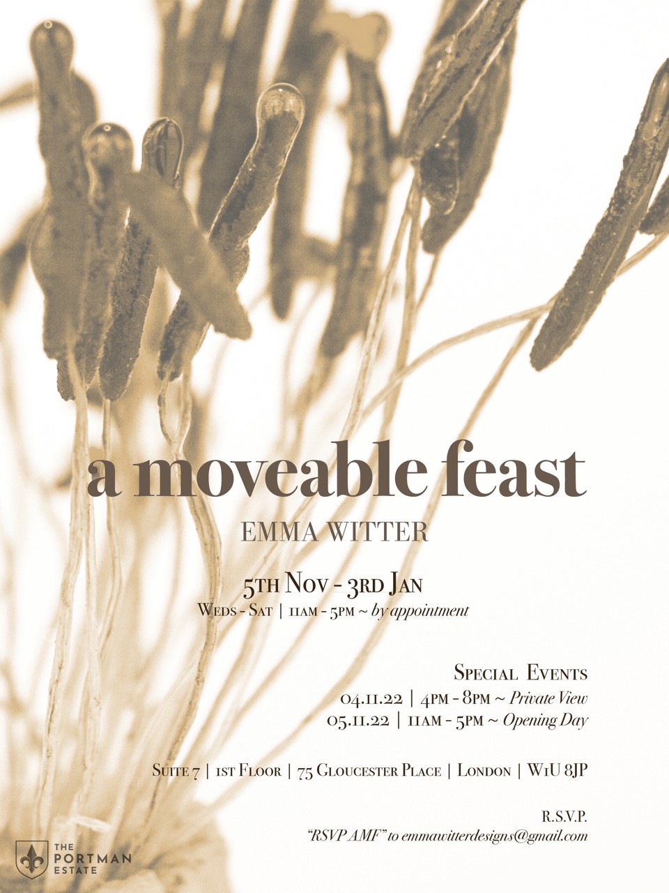 Courtesy and ©Emma Witter and Renée Pfister (text), 2022. A Moveable Feast - An Exhibition By Emma Witter