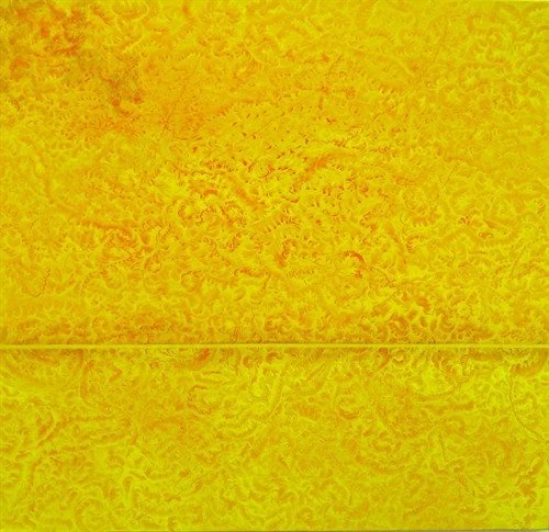 Pip Dickens The Secret Life of Seams and Borders, painting