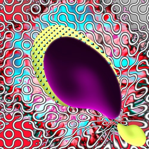 Cosmic Celebration  I,  from the Interstellar Rave series,   giclee print on aluminium dibond, editions AI.