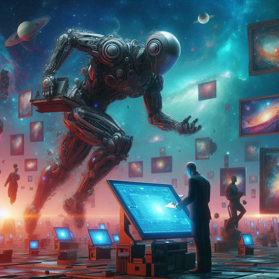 Image: AI generated. The Joy of What We Do #64 ‘Art in Space’
