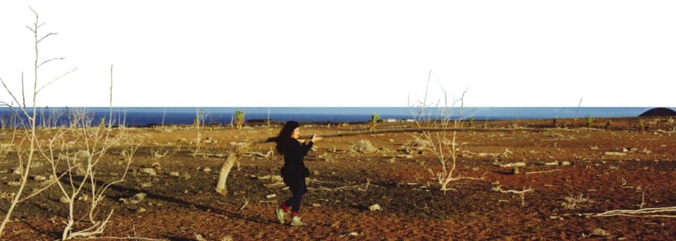 Rufina Santana, working on a land art installation on the island of Lanzarote Archaeology of the Garden - Rufina Santana - Artist in Focus - July 2026
